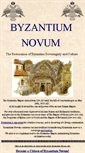 Mobile Screenshot of byzantiumnovum.org