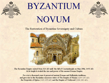 Tablet Screenshot of byzantiumnovum.org